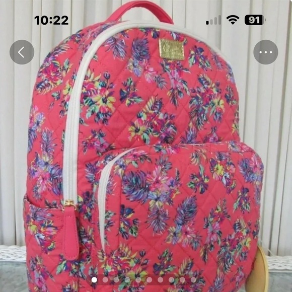 Betsey Johnson Other - Betsey Johnson Pink Floral  Backpack